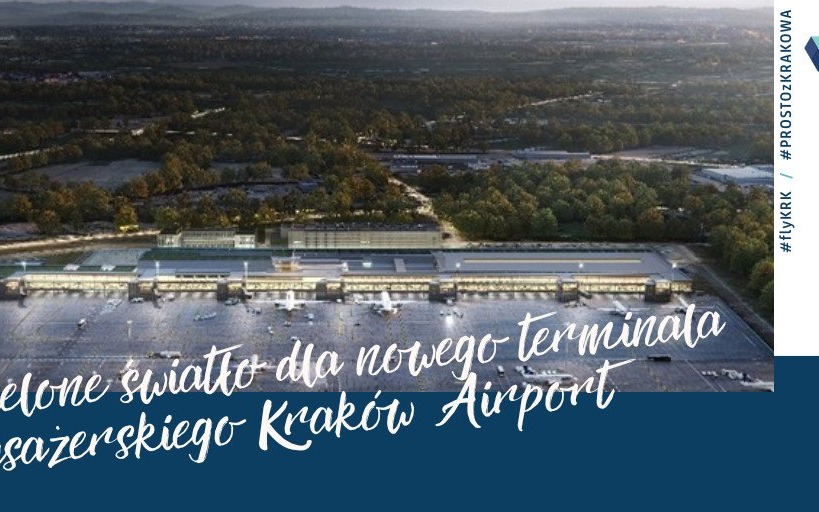 KRAKÓW. Terminal pasażerski w Kraków Airport zostanie rozbudowany