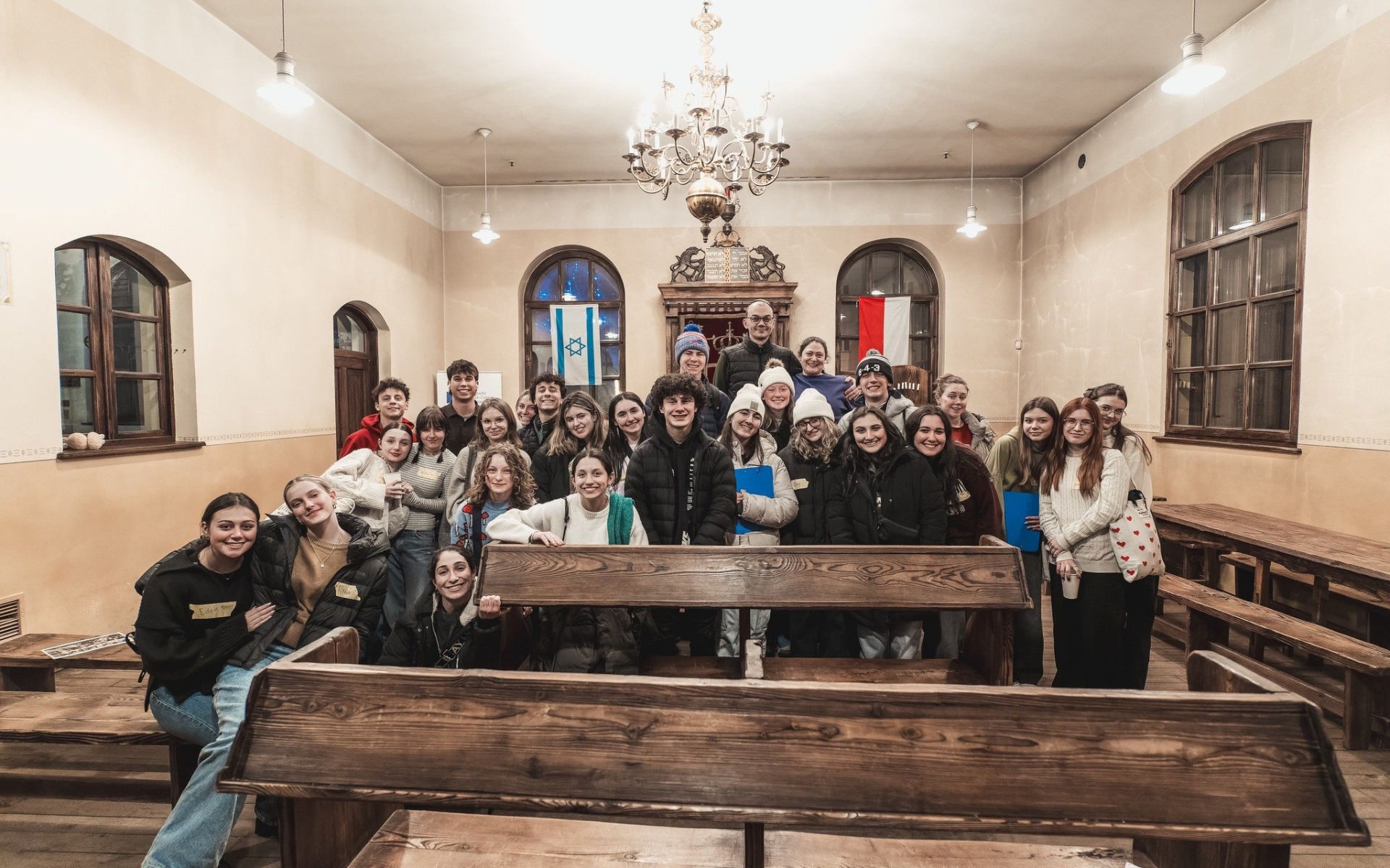 OŚWIĘCIM. Amerykańscy Żydzi chętnie odwiedzają synagogę Chewra Lomdei Misznajot