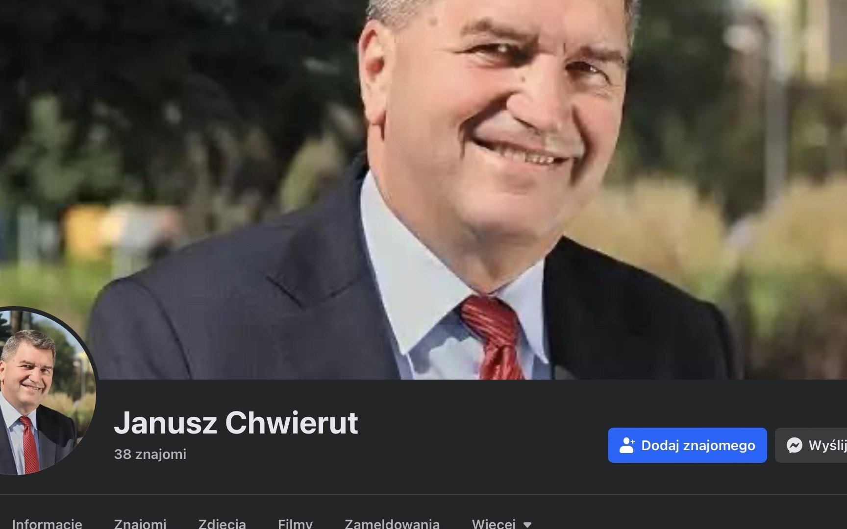 OŚWIĘCIM. Uwaga na fałszywe konto prezydenta Janusza Chwieruta, sprawę bada policja