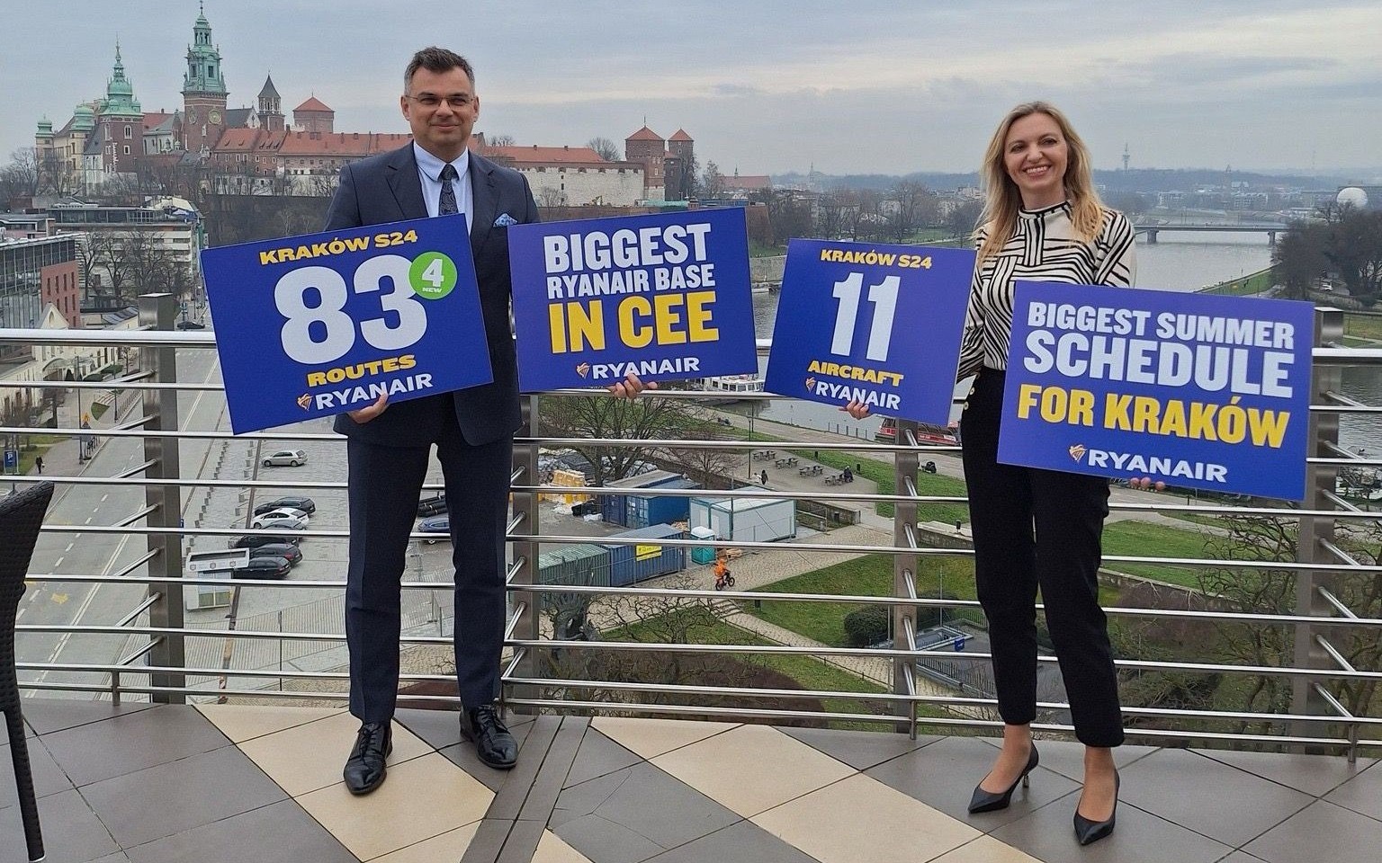 KRAKÓW. Ryanair spektakularnie inwestuje w port lotniczy Kraków Airport
