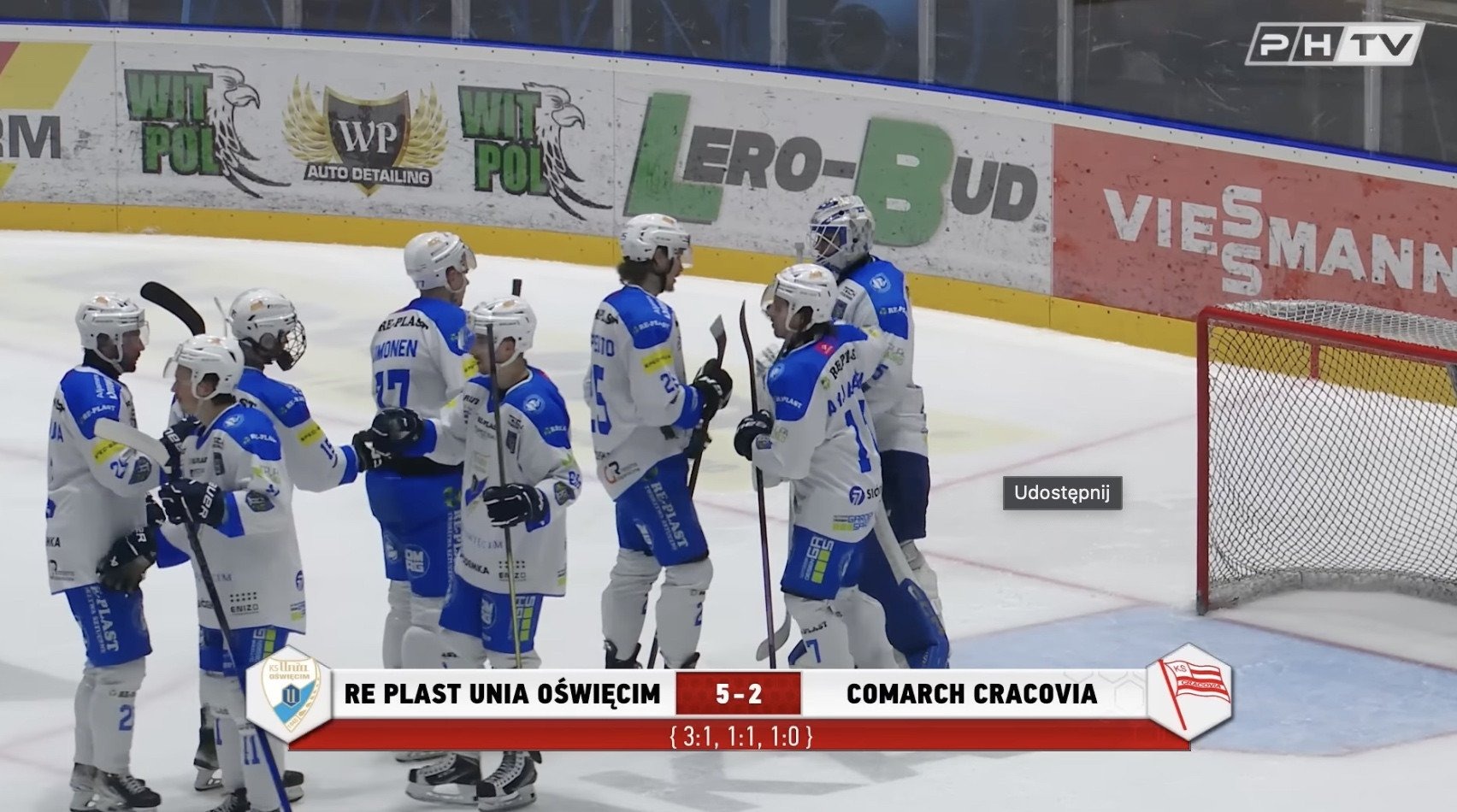 OŚWIĘCIM. Unia Oświęcim w ćwierćfinałowej rywalizacji prowadzą 3:2 z Comarch Cracovią