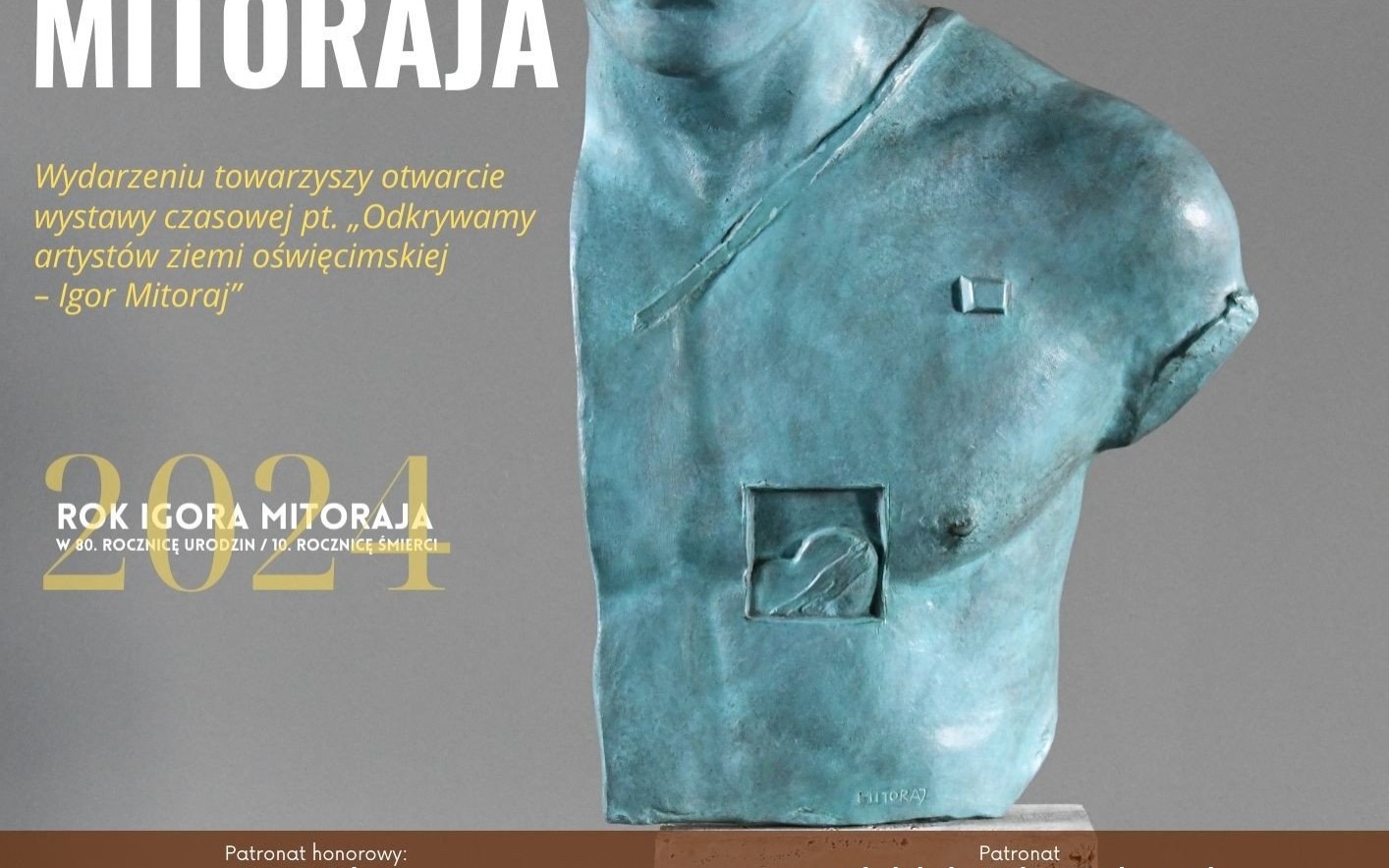 OŚWIĘCIM. Spotkanie i otwarcie wystawy poświęcone twórcy Igorowi Mitorajowi