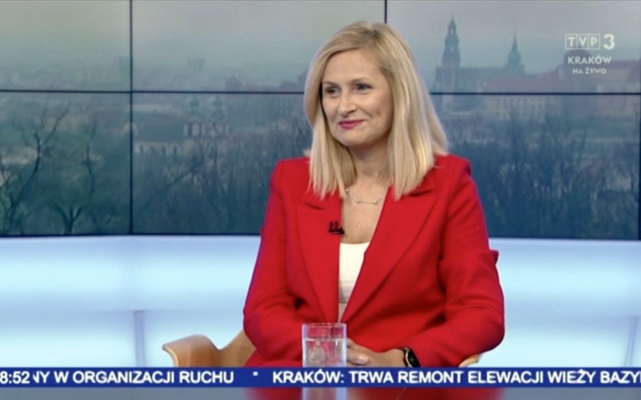 OŚWIĘCIM. Renata Fijałkowska kandydatka na prezydenta Oświęcimia była gościem TVP3 Kraków