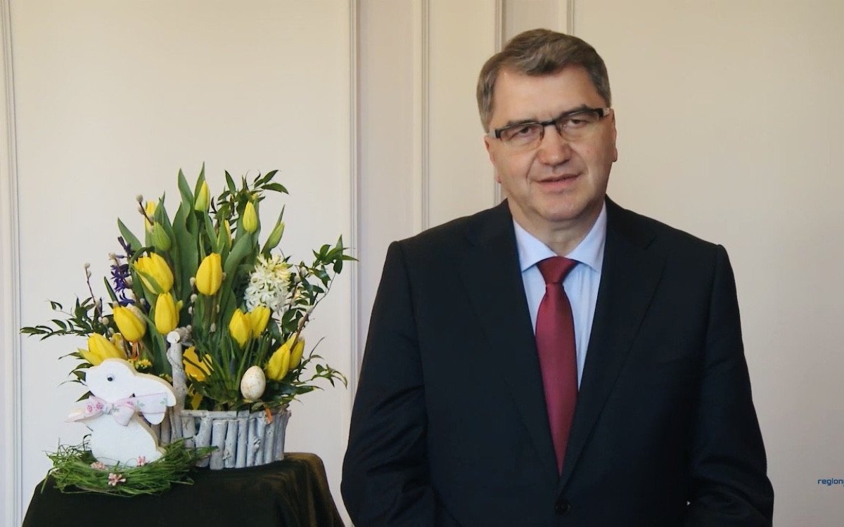 Życzenia Wielkanocne Janusza Chwieruta prezydenta Oświęcimia
