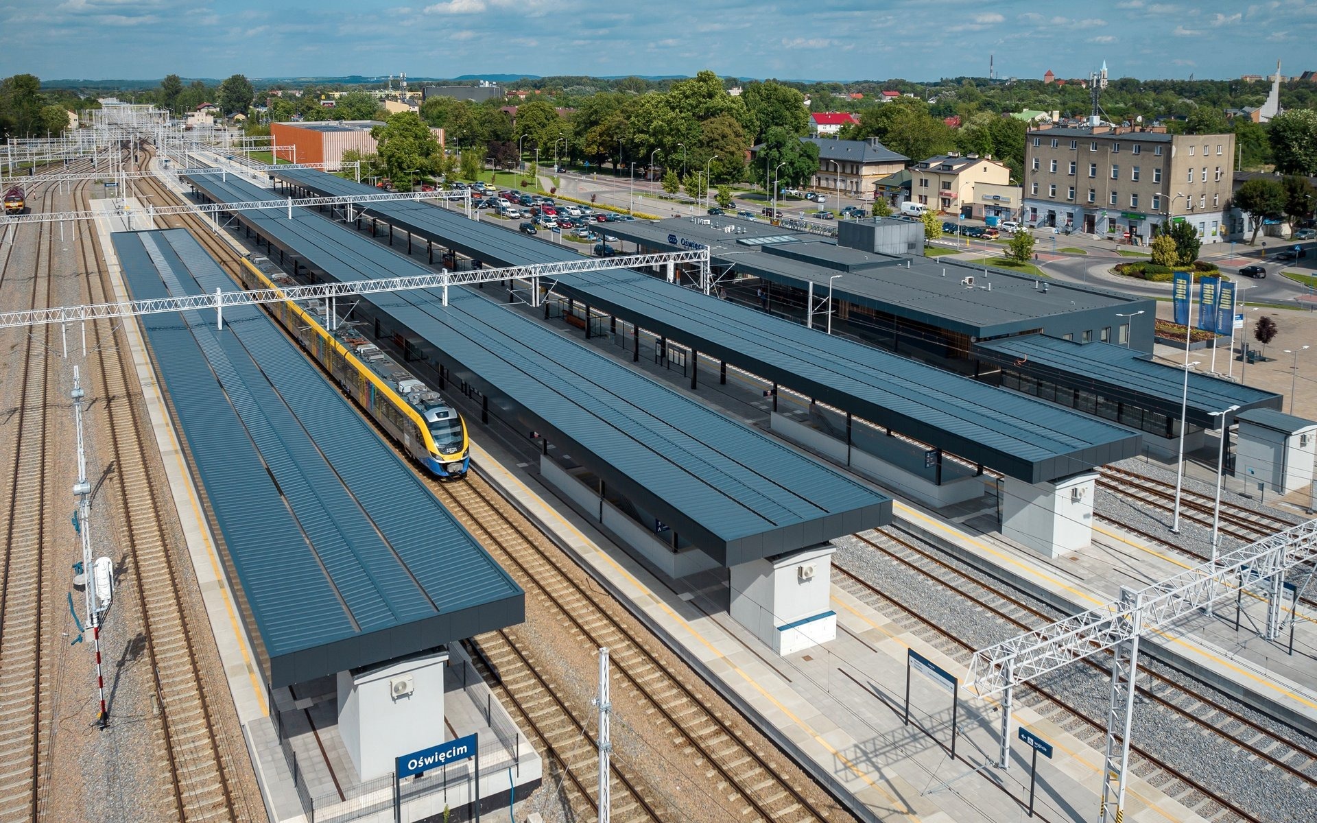 OŚWIĘCIM. Na dworcu kolejowym pojawią się elektroniczne wyświetlacze i zegary