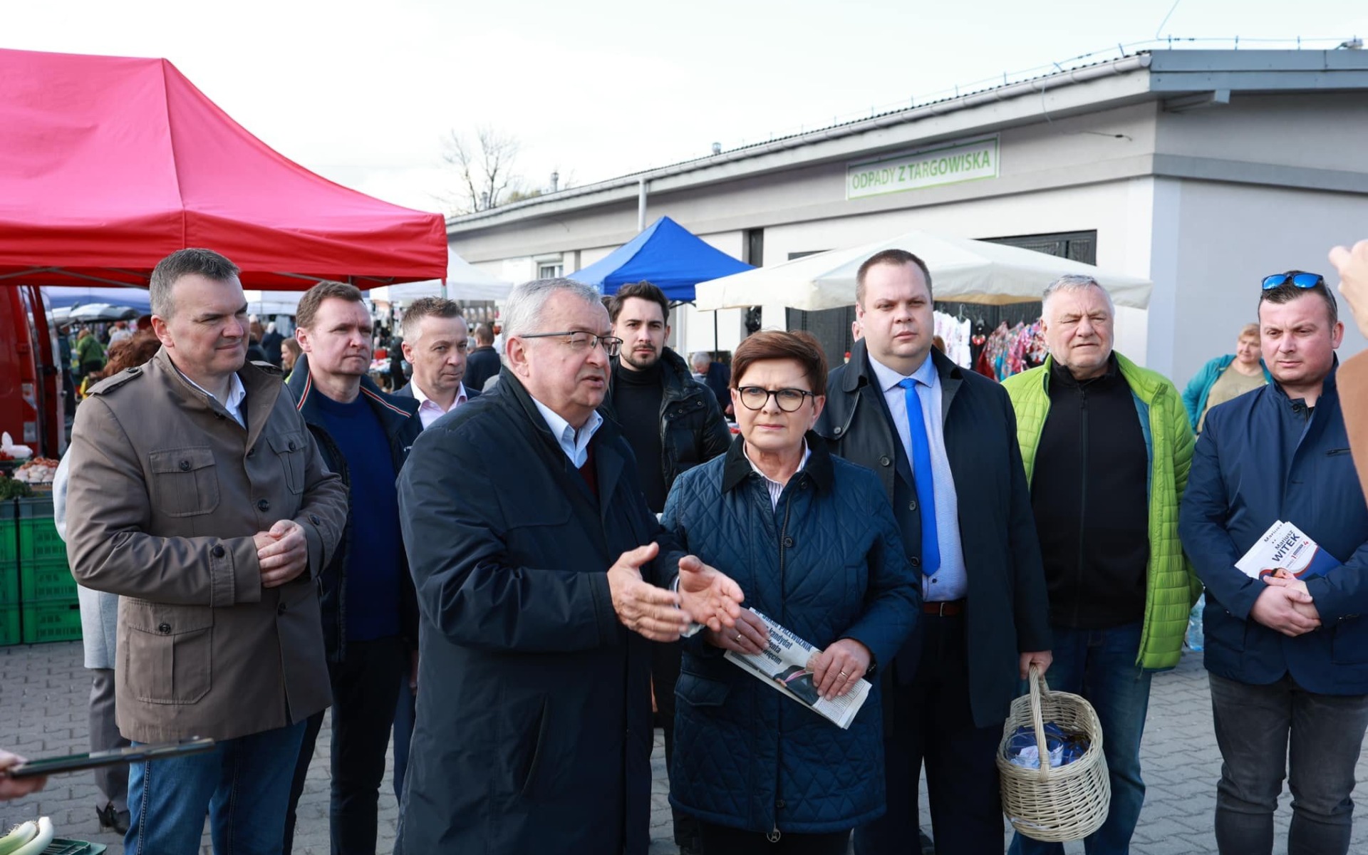 OŚWIĘCIM. Była premier i były minister przyjechali z poparcie dla kandydata na prezydenta