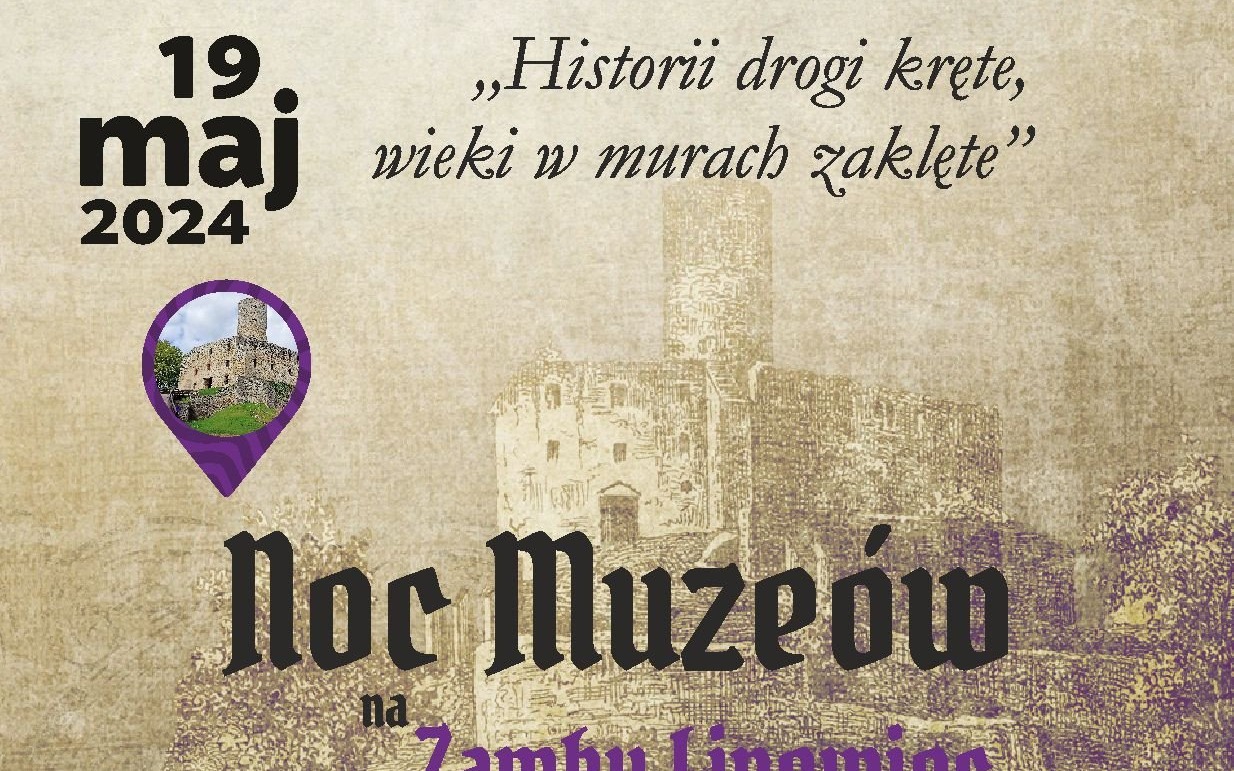 WYGIEŁZÓW. Noc Muzeów na Zamku Lipowiec: „Historii drogi kręte, wieki w murach zaklęte”