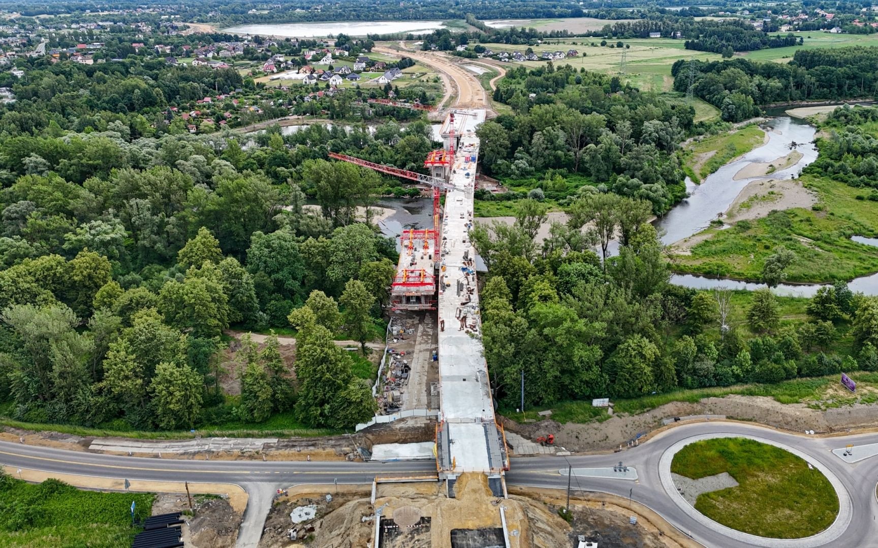 Nowa obwodnica Oświęcimia: najnowsze zdjęcia z budowy