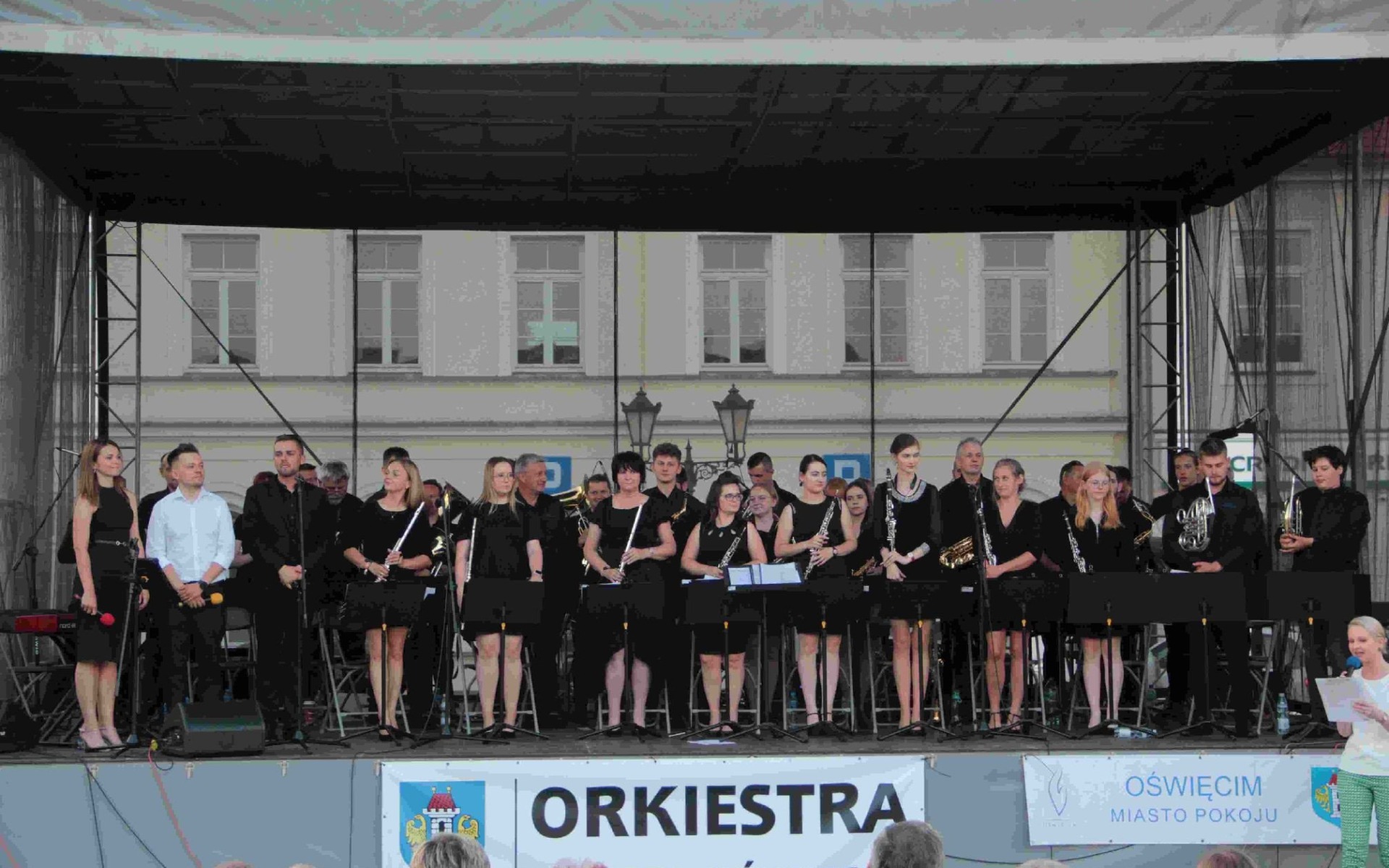 Koncert Orkiestry Miasta Oświęcim na Rynku Głównym