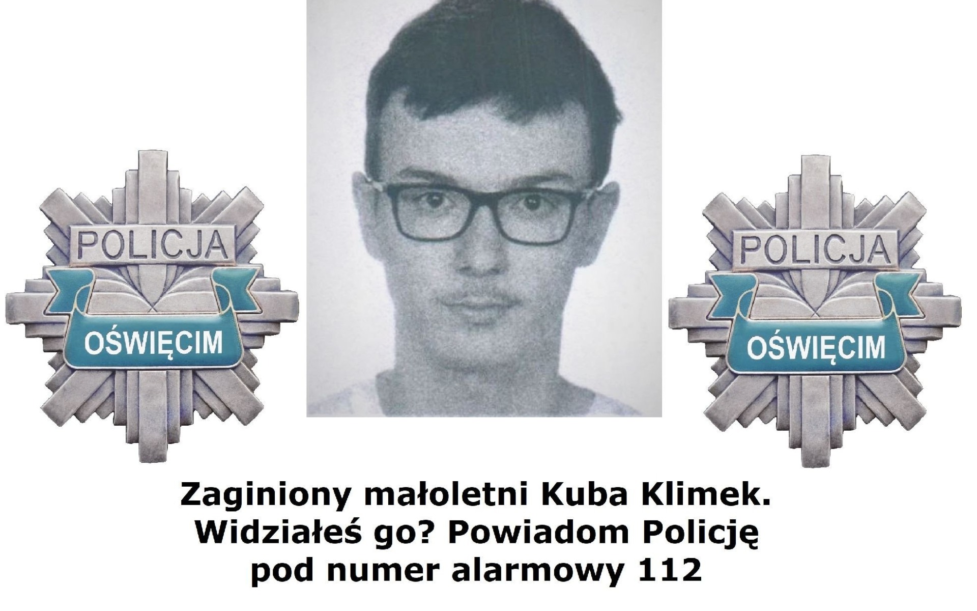 Poszukiwania Zaginionego 14-letniego Kuby Klimka