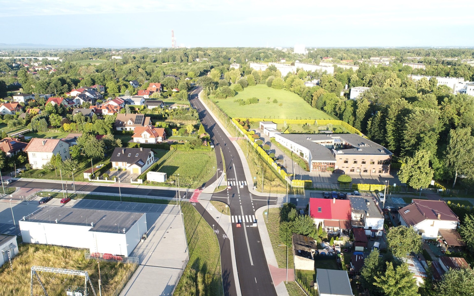 Otwarcie nowej ulicy Krasińskiego w Oświęcimiu