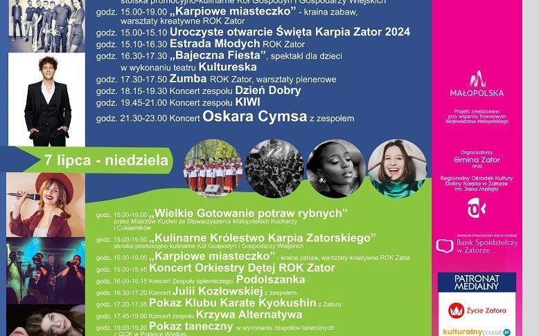 Małopolskie Święto Karpia Zator 2024: program