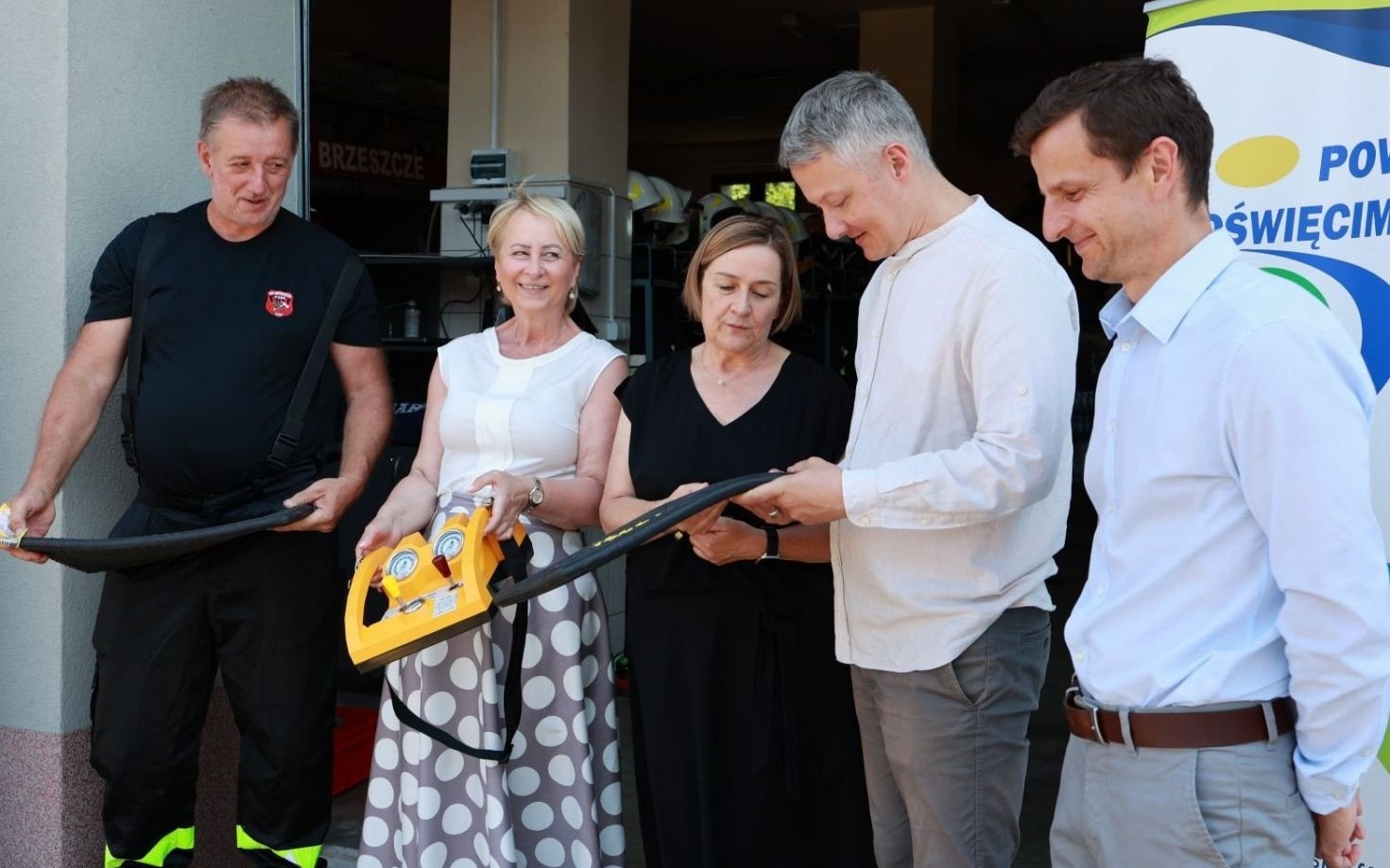 Modernizacja remizy OSP Skidziń i przekazanie sprzętu dla OSP Brzeszcze