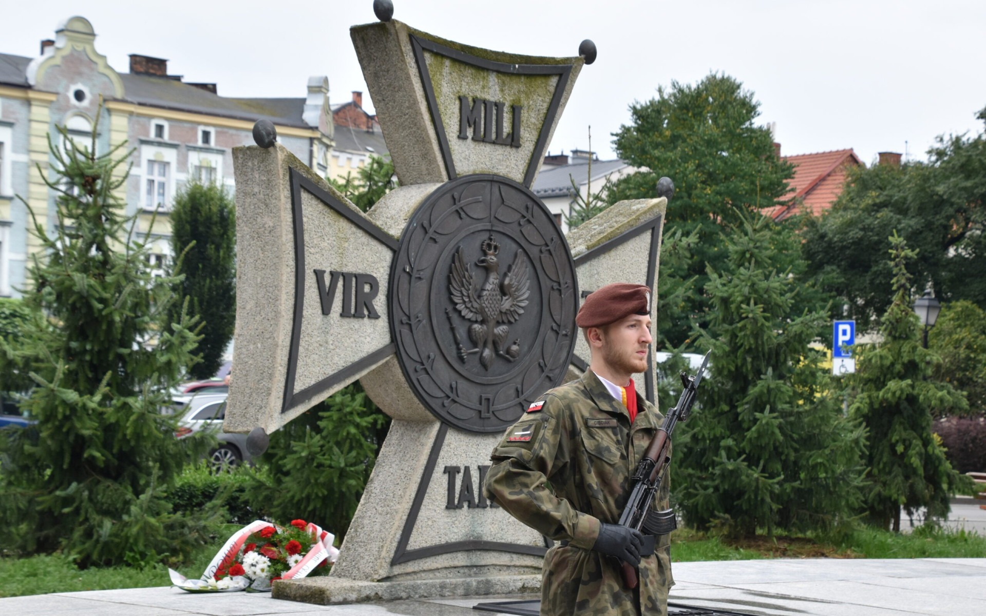 Upamiętnienie 80. rocznicy wybuchu Powstania Warszawskiego na Placu Kościuszki w Oświęcimiu