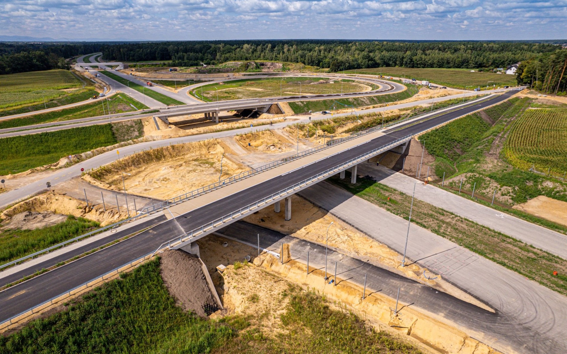 Budowa południowej obwodnicy Oświęcimia – najnowsze sierpniowe postępy