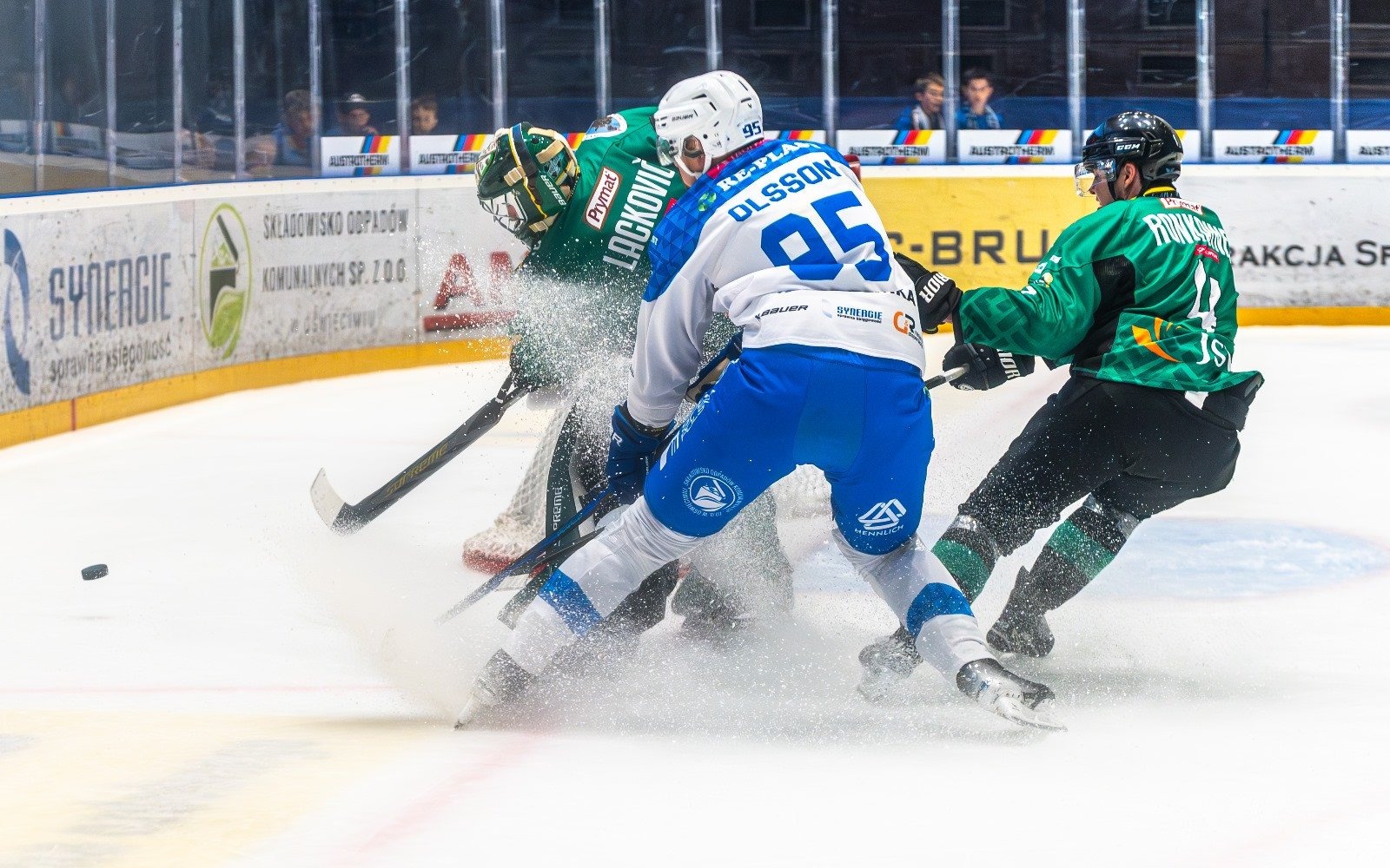 Hat trick Antona Holma! Re-Plast Unia Oświęcim triumfuje w starciu z JKH GKS Jastrzębie