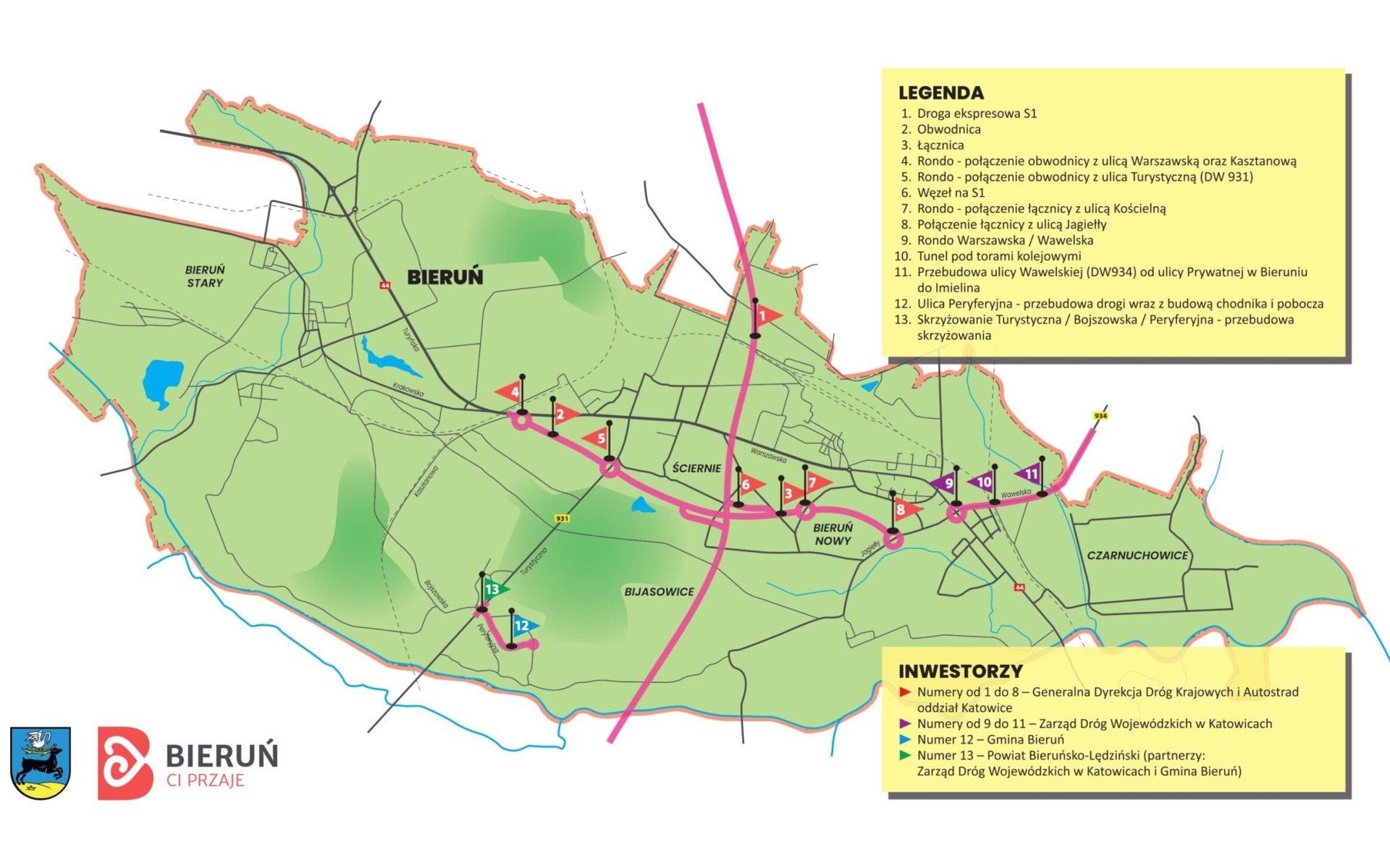 Wielkie inwestycje drogowe w Bieruniu: Czego spodziewać się na drogach?