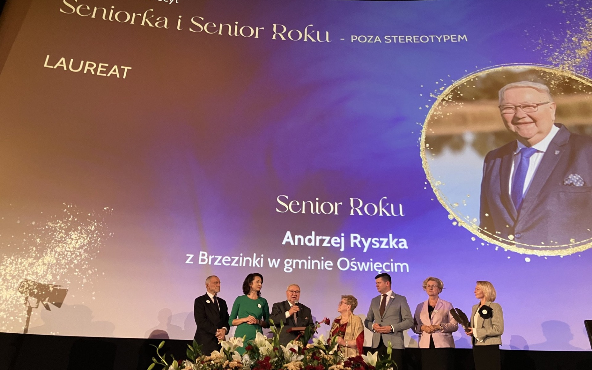 Andrzej Ryszka uhonorowany tytułem Seniora Roku Województwa Małopolskiego