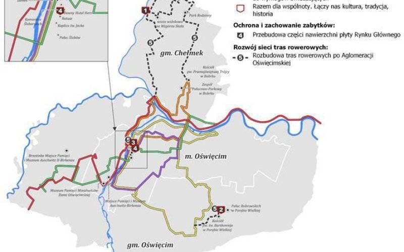 Nowe ścieżki rowerowe w Aglomeracji Oświęcimskiej? Samorządy proszą o opinię mieszkańców