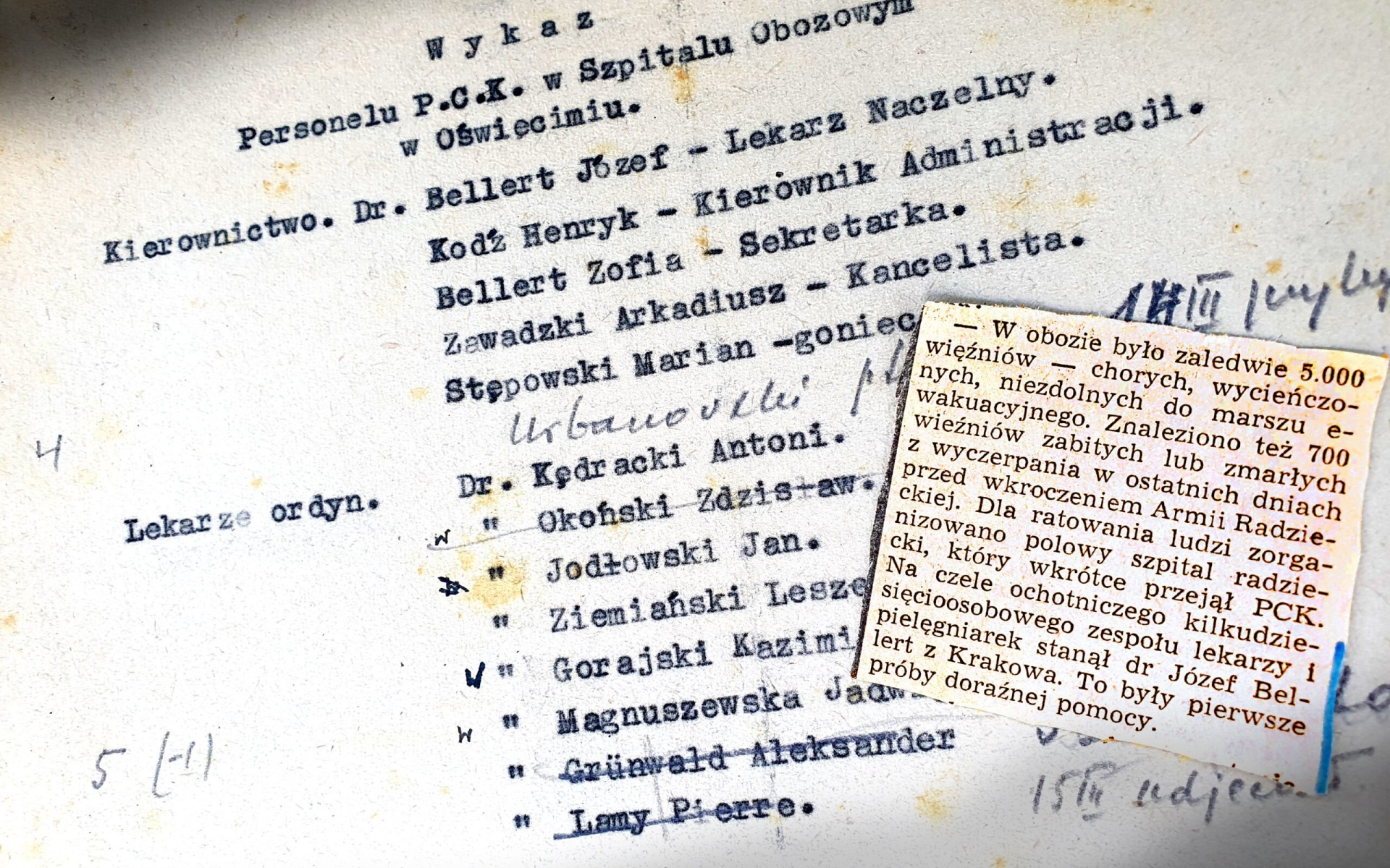 „Ocalić ocalałych”. Film o szpitalu dla wyzwolonych więźniów Auschwitz udostępniony w internecie