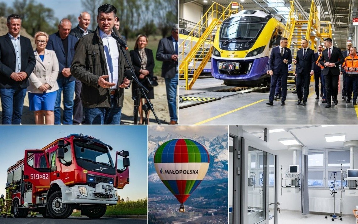 Podsumowanie roku w Małopolsce. Inwestycje, zdrowie, bezpieczeństwo i turystyka na rekordowym poziomie