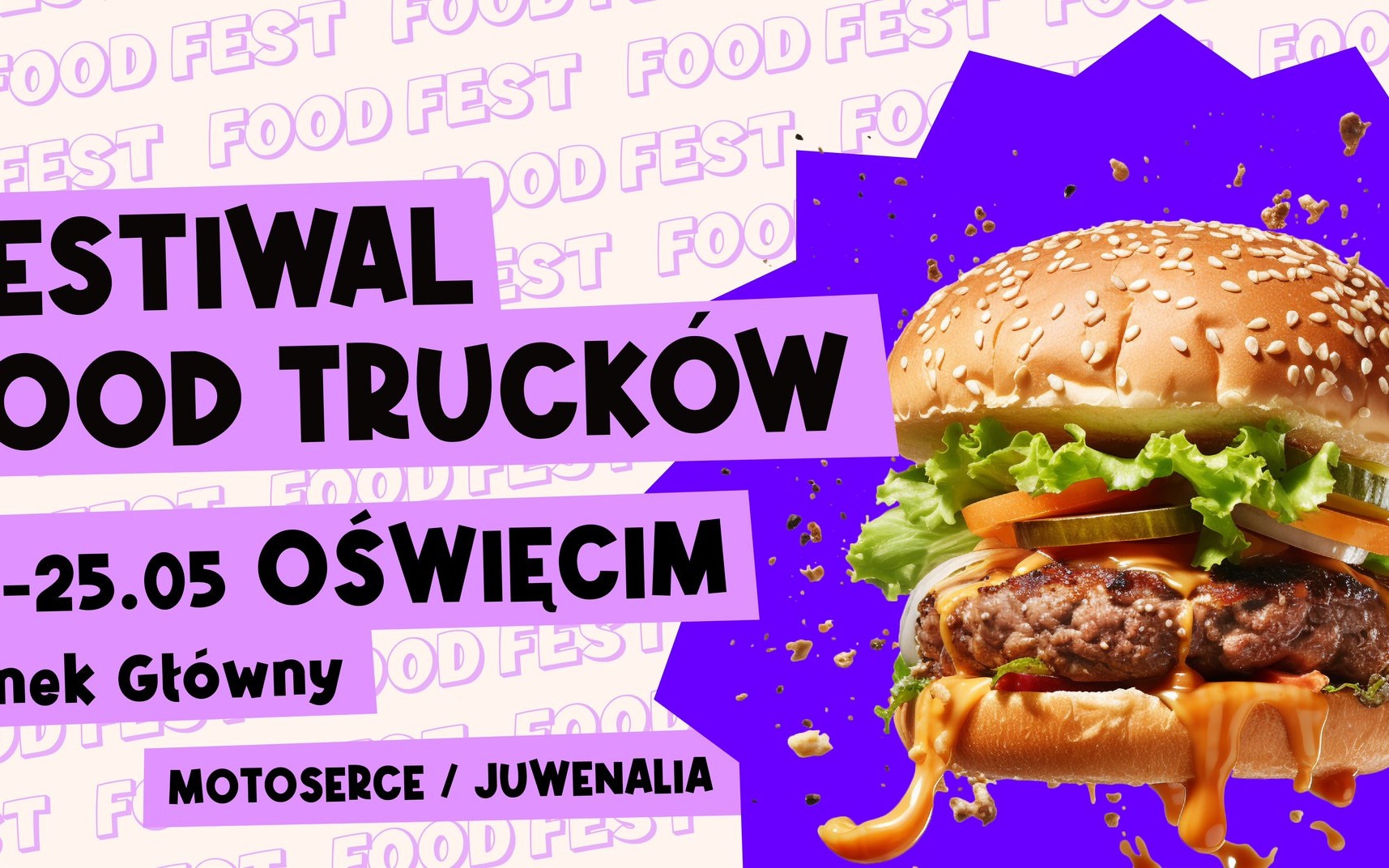 Tak smacznie jeszcze nie było! Tłumy food trucków wracają na Rynek w Oświęcimiu!