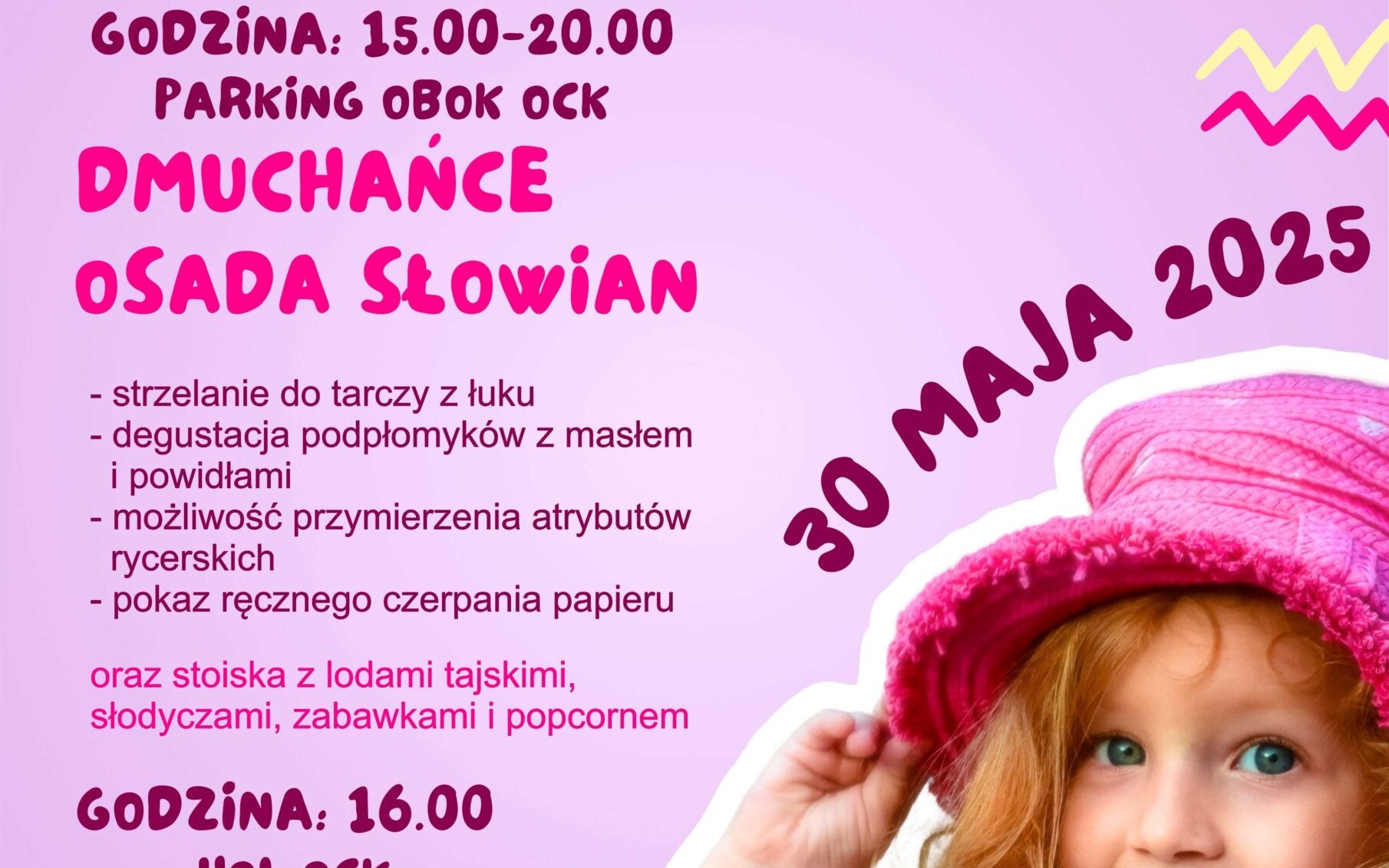 Dzień Dziecka z OCK: Osada Słowian, dmuchańce i smocze marzenia