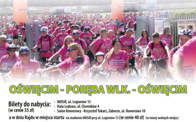 Rodzinny Rajd Rowerowy w Oświęcimiu już 21 czerwca! Koszulka, posiłek i emocje gwarantowane!