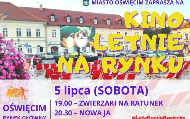 Oświęcim pod gwiazdami! Dwa hity filmowe i leżaki na rynku – sprawdź, co obejrzysz 5 lipca!