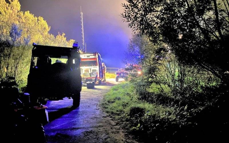 Nocna akcja służb w gminie Kęty. Uratowano życie 34-latka