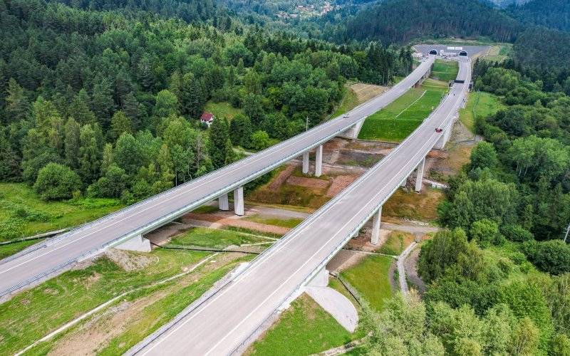 Nowy odcinek S1 w Oświęcimiu tylko dla aut do 3,5 tony. W Milówce kończą już tunele i estakady
