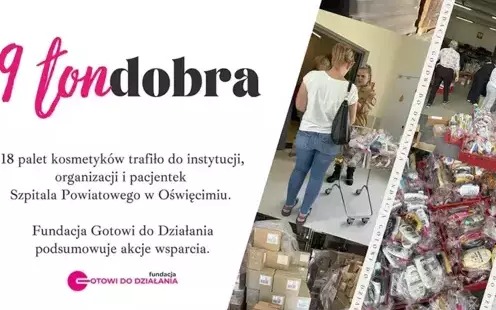 9 ton dobra – Fundacja Gotowi do Działania dzieli się wsparciem