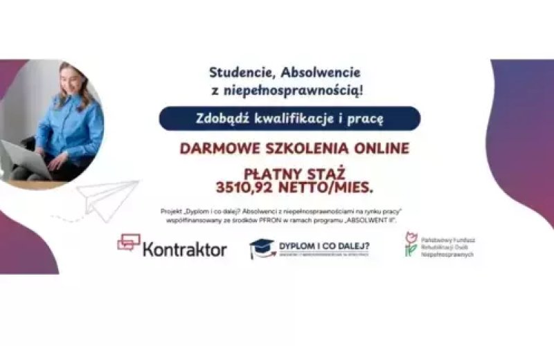 Dołącz do projektu „Dyplom i co dalej? Absolwenci z niepełnosprawnościami na rynku pracy”!