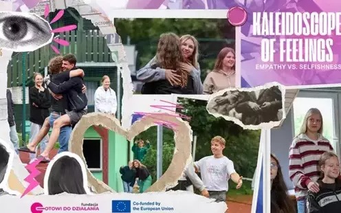 Kaleidoscope of feelings – młodzież z czterech krajów uczyła się empatii w Międzybrodziu Bialskim