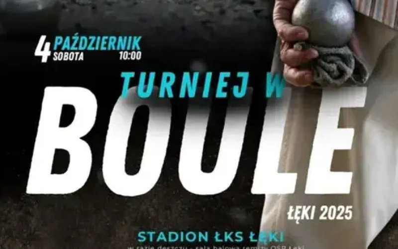 OSP Łęki zaprasza na turniej gry w boule