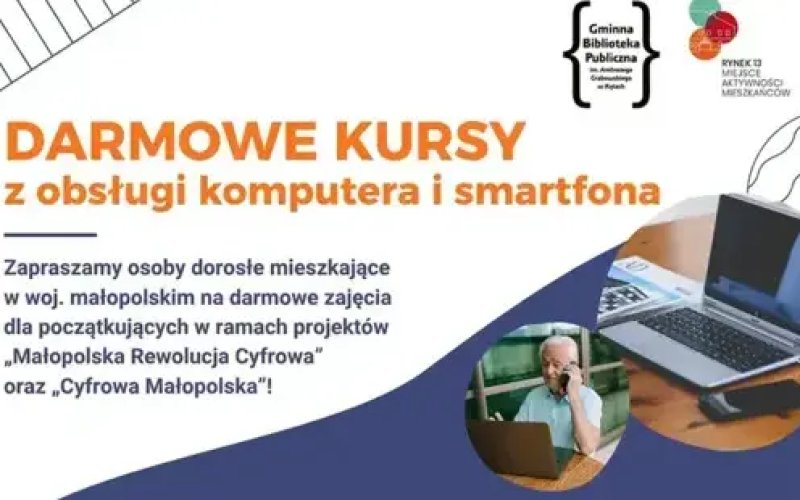 Nauka bez stresu i za darmo — kęcka biblioteka zaprasza na kursy komputerowe
