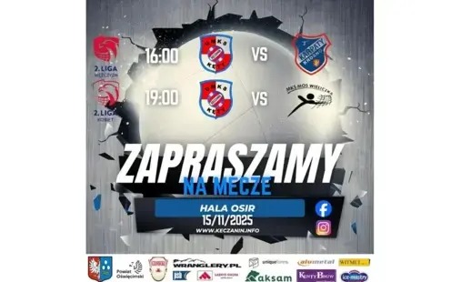 UMKS Kęczanin Kęty zaprasza na dwa sobotnie mecze
