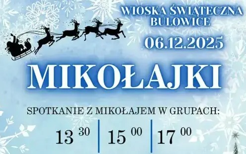 Wioska świąteczna w Bulowicach już wkrótce!