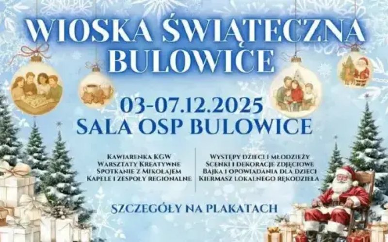 Wioska świąteczna w Bulowicach 2025