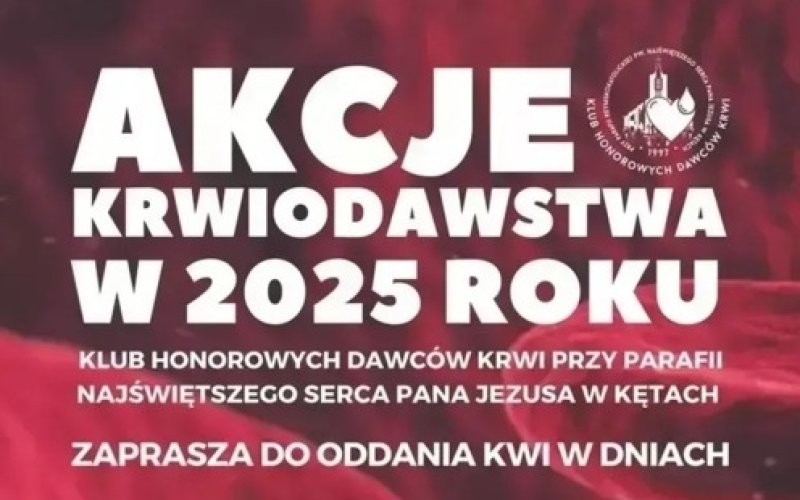 Ostatnia w tym roku akcja krwiodawstwa przyparafialnego Klubu Honorowych Dawców Krwi