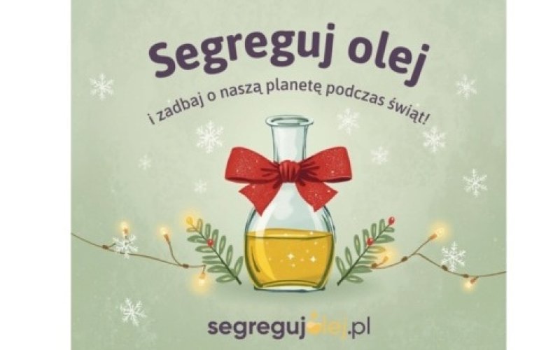 Świąteczne życzenia od projektu Segreguj Olej!