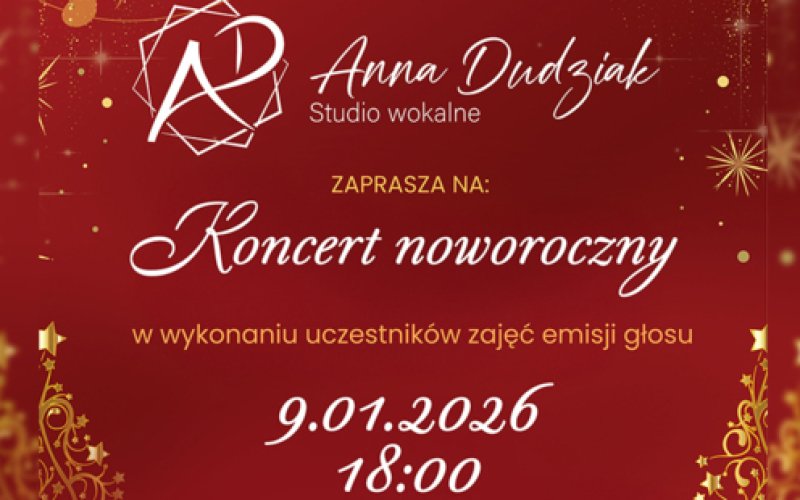 Zaproszenie na koncert noworoczny w Miejscu Aktywności Mieszkańców
