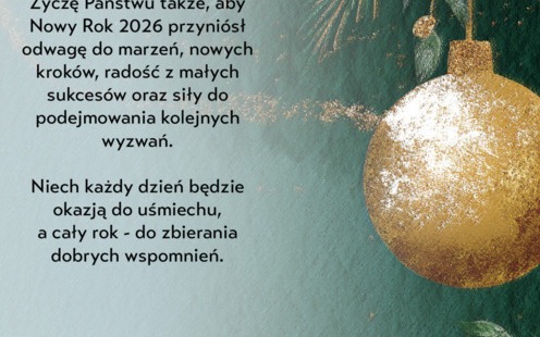 ŻYCZENIA ŚWIĄTECZNO-NOWOROCZNE
