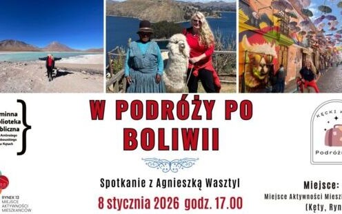 Kęcki Klub Podróżnika zaprasza na spotkanie z Agnieszką Wasztyl