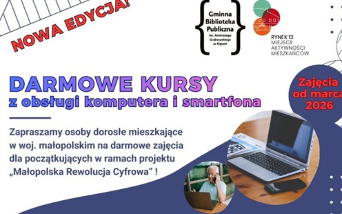 Nowa edycja kursów komputerowych w kęckiej bibliotece