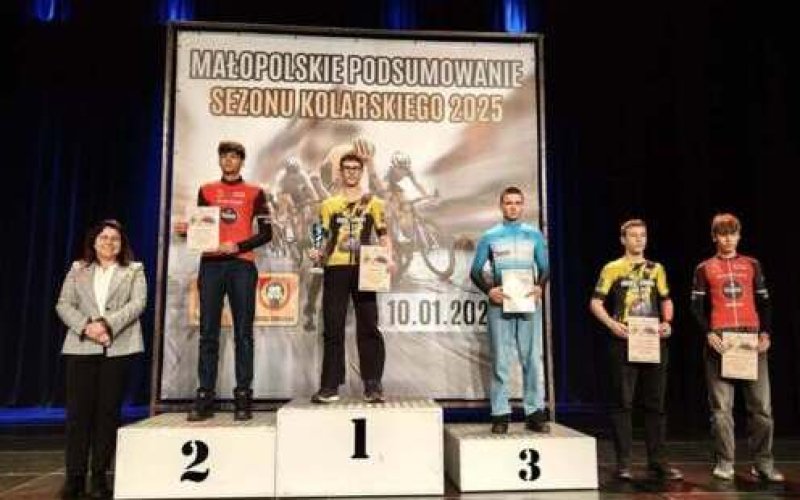 Sokół Kęty święci sukcesy na małopolskim podsumowaniu sezonu kolarskiego 2025