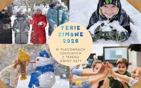 Ferie zimowe 2026 w placówkach szkolnych z terenu gminy Kęty