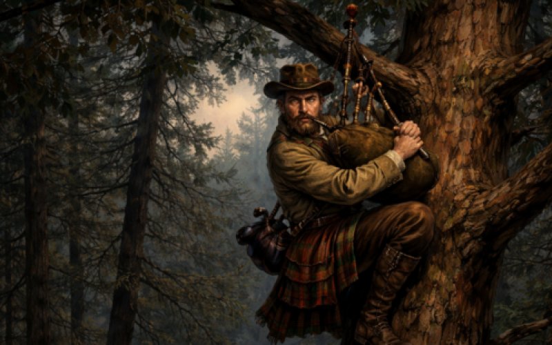 Nosił wilk razy kilka, ponieśli i wilka - Dudziarz z Podlesia i wilk drapieżca