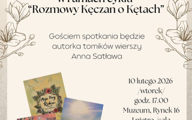 Spotkanie z Anną Satławą 10 lutego