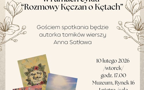 Spotkanie z Anną Satławą 10 lutego